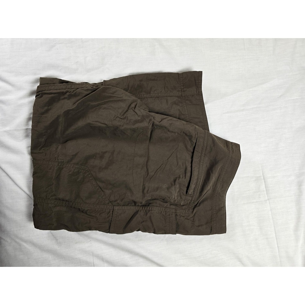 Mountain Hardwear Capri Pants‎ Womens 10 Brown Nylon Hiking Quick Dry Outdoor